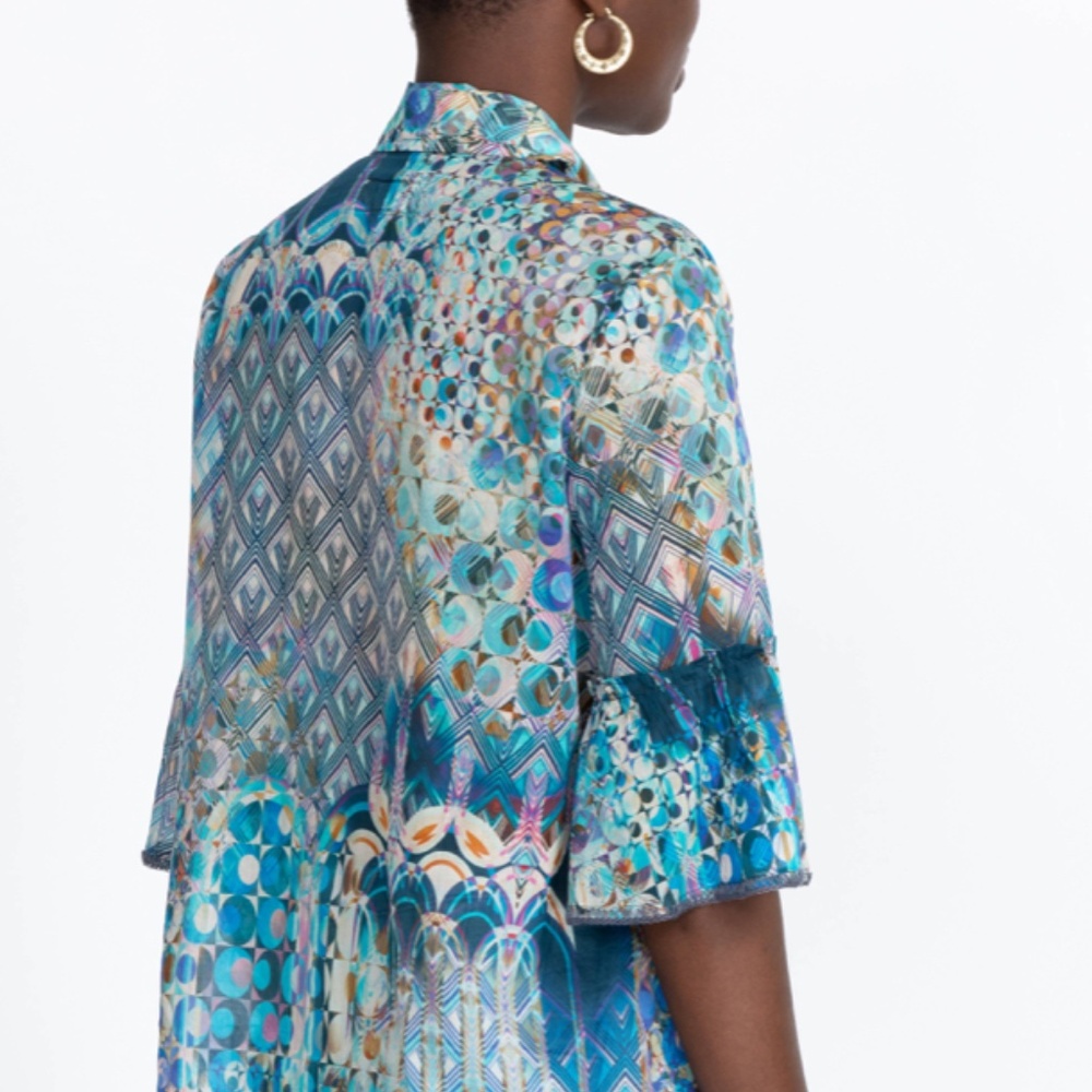 Johnny Was Klodi Ruffle blouse - Picture 4 of 4